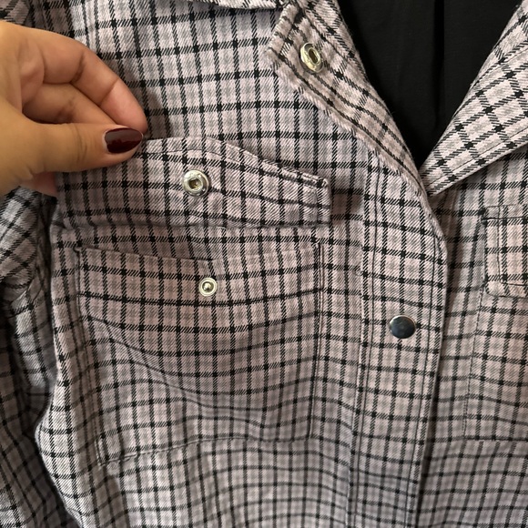 WILD FABLE • Plaid Lavender Crop Jacket Plus Size XXL - Picture 8 of 8